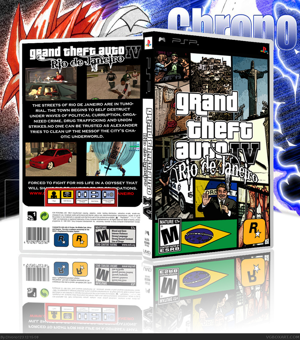 Grand Theft Auto IV Rio de Janeiro box cover