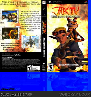 Jak IV The Lost Frontier Collecter's Edition box cover