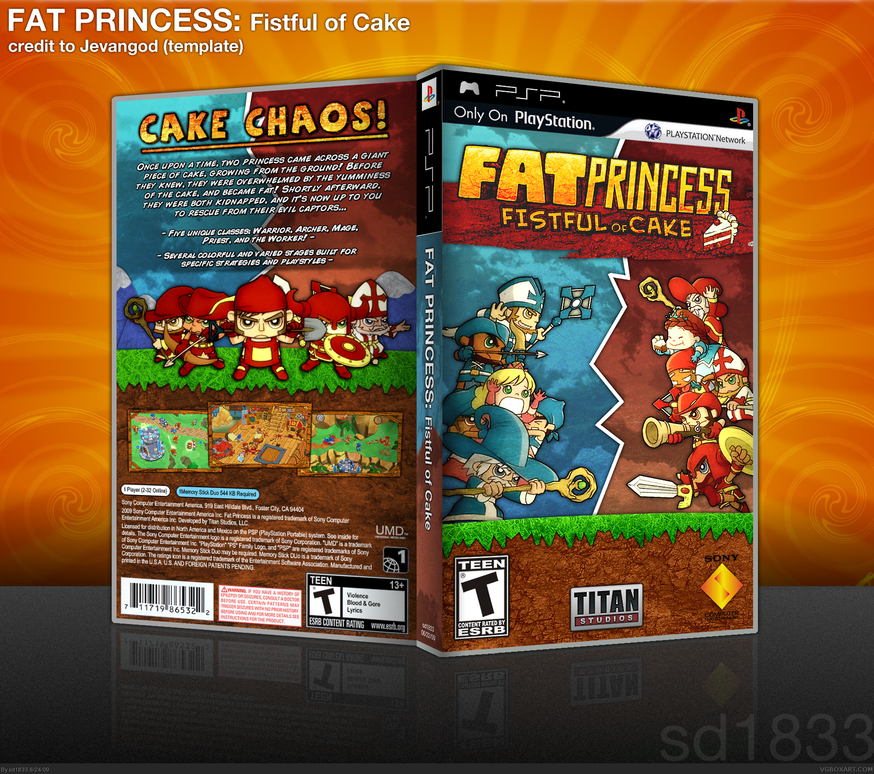 Fat Princess: Fistful of Cake box cover
