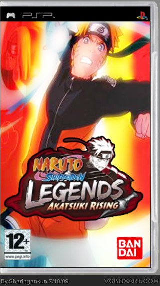 Naruto Shippuden:Legends Akatsuki Rising box cover
