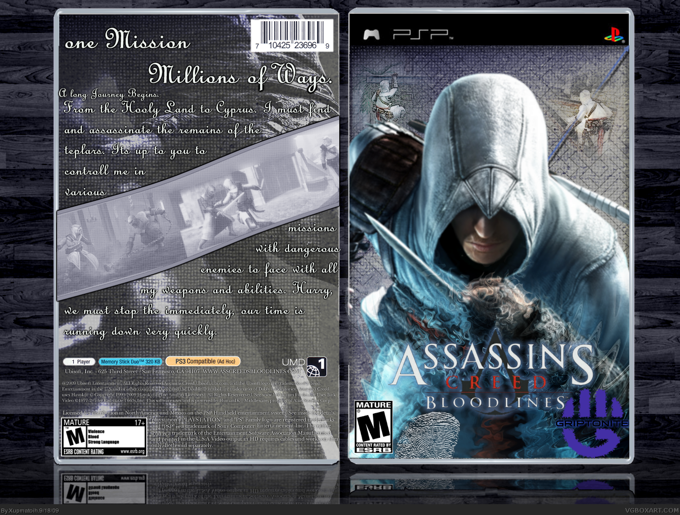 Assassins Creed; Bloodlines box cover