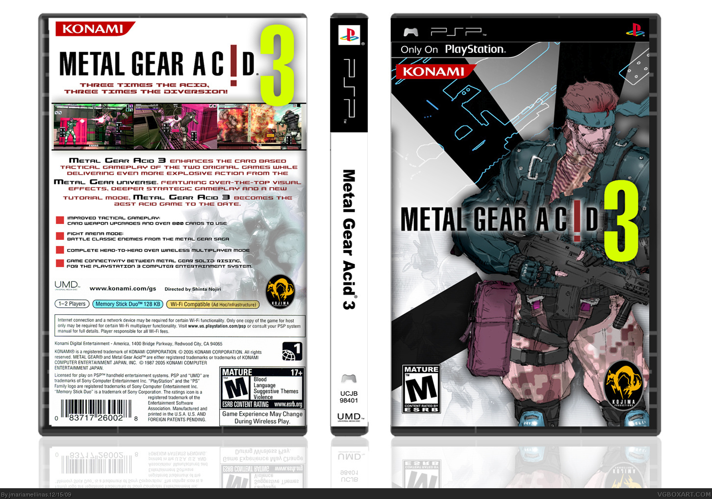 Metal Gear Acid 3 box cover