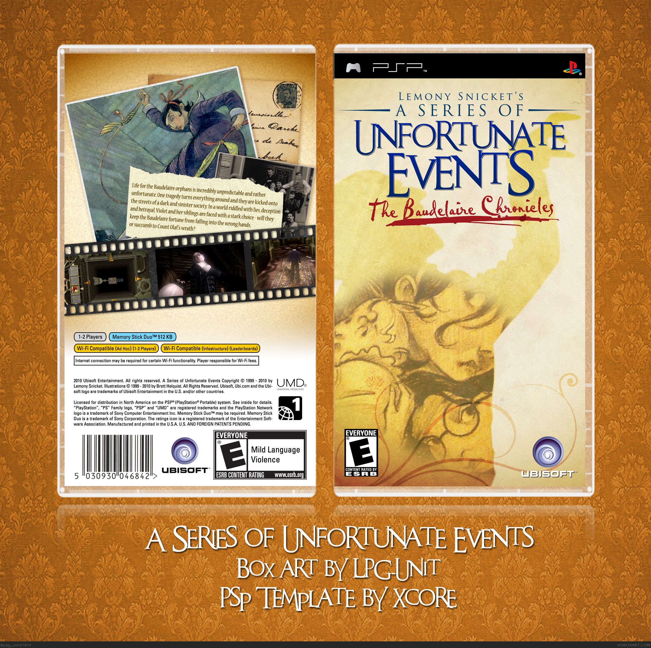 A Series of Unfortunate Events box cover