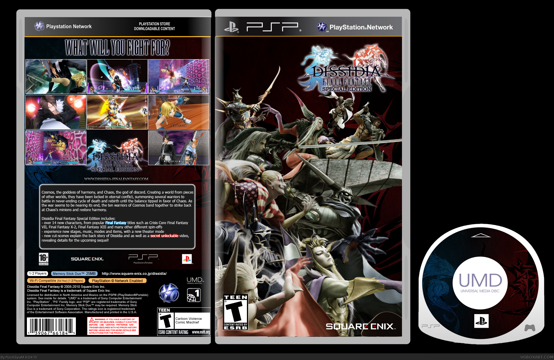 Dissidia: Final Fantasy Special Edition box cover