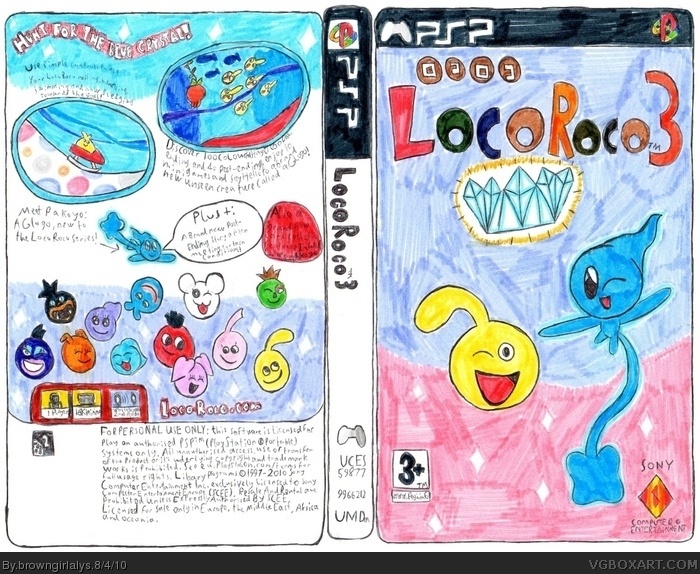 LocoRoco 3 box art cover