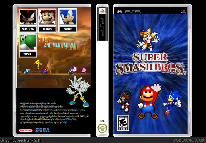 Super Smash Bros. PSP box art cover