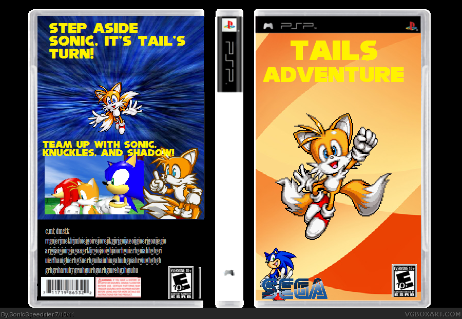 Tails Adventure box cover