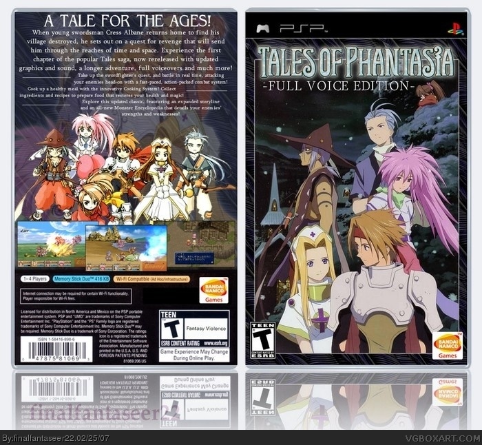 Tales of Phantasia: Full Voice Edition box art cover
