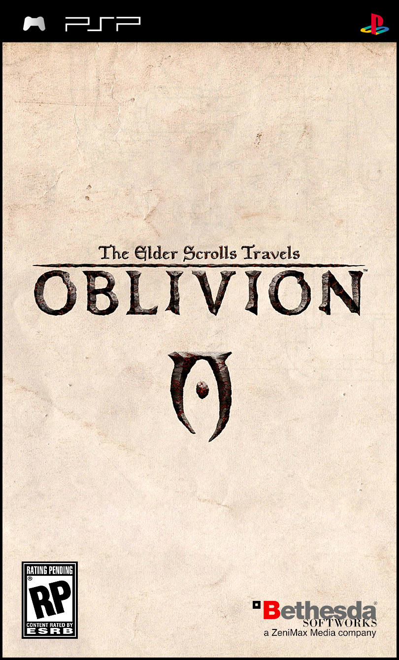 The Elder Scrolls Travels: Oblivion [PSP]. box cover
