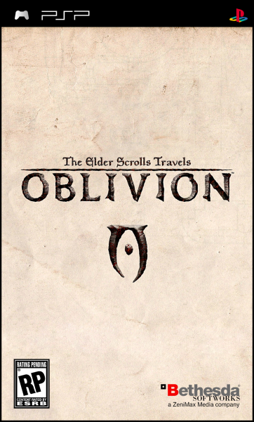The Elder Scrolls Travels: Oblivion [PSP]. box art cover