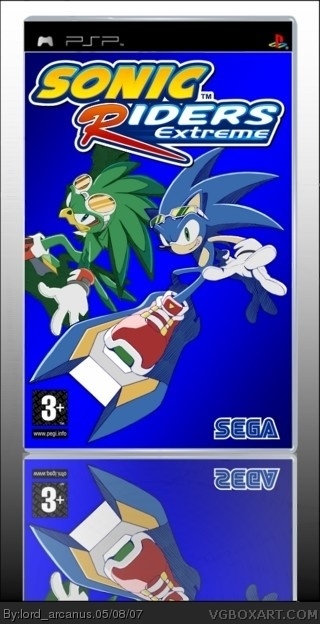 Sonic Riders Extreme box cover
