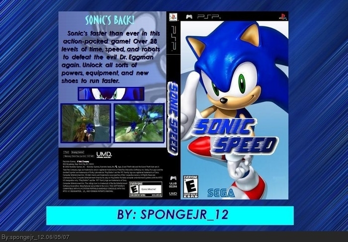 Sonic Speed box art cover