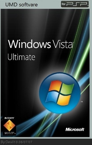 PSP Windows Vista Ultimate box cover