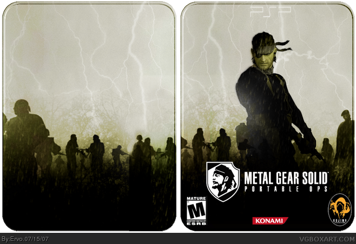 Metal Gear Solid: Portable Ops box art cover