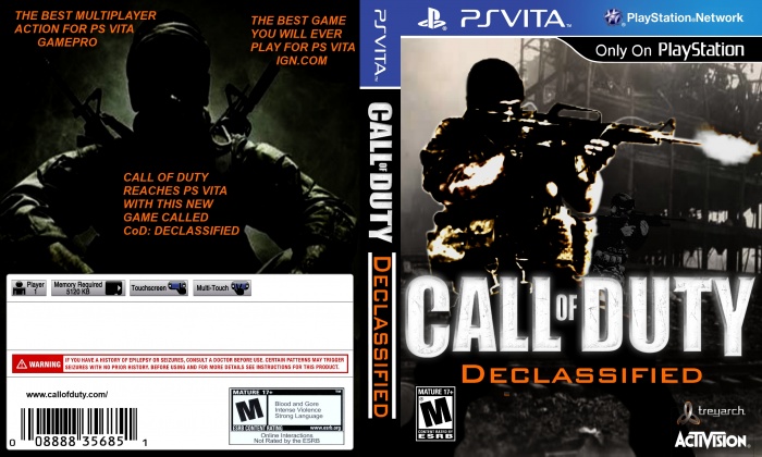 Call Of Duty: Declassified box art cover