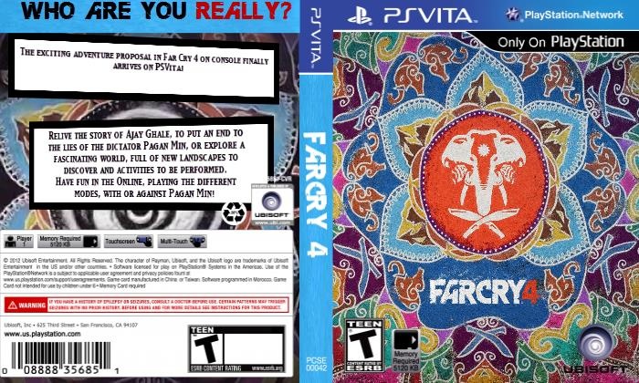 Far Cry 4 PSVita box cover