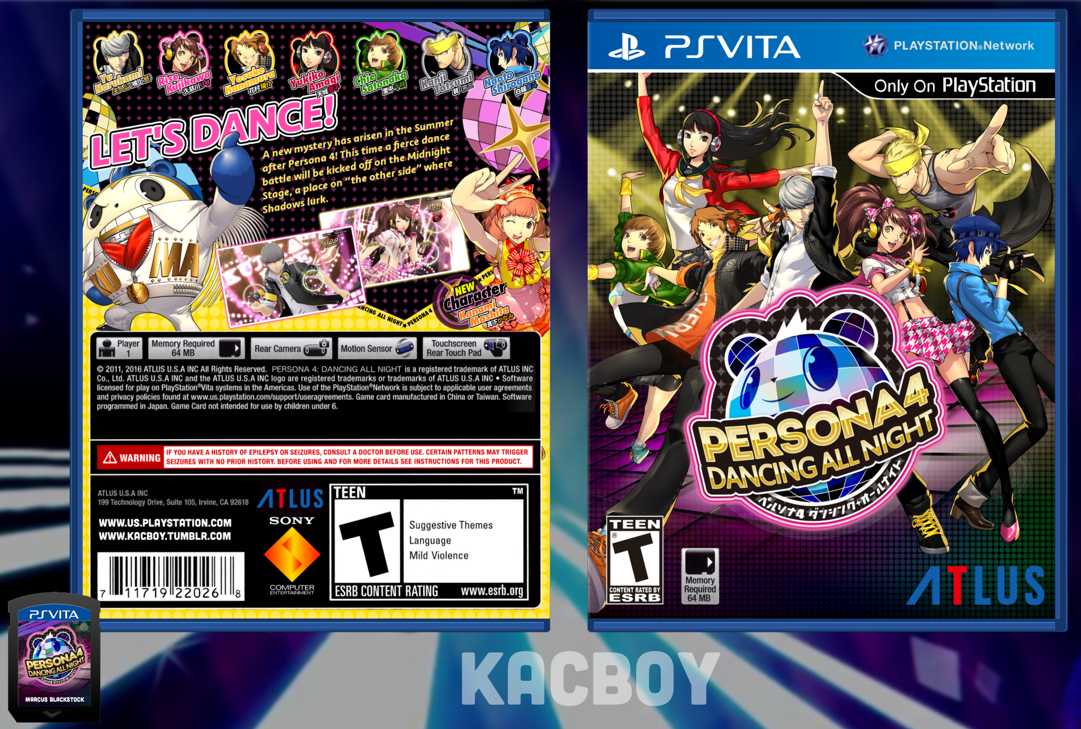 Persona 4: Dancing All Night box cover