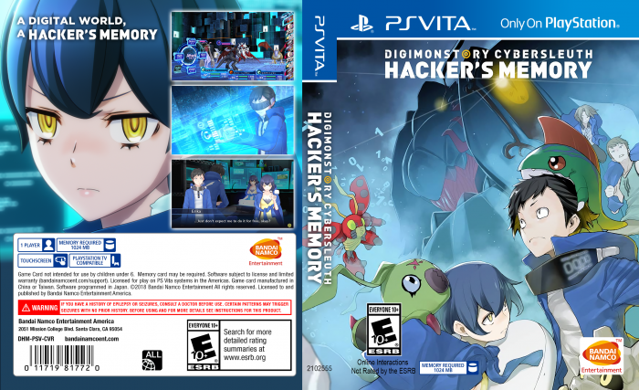 Digimon Story Cyber Sleuth: Hacker's Memory box art cover
