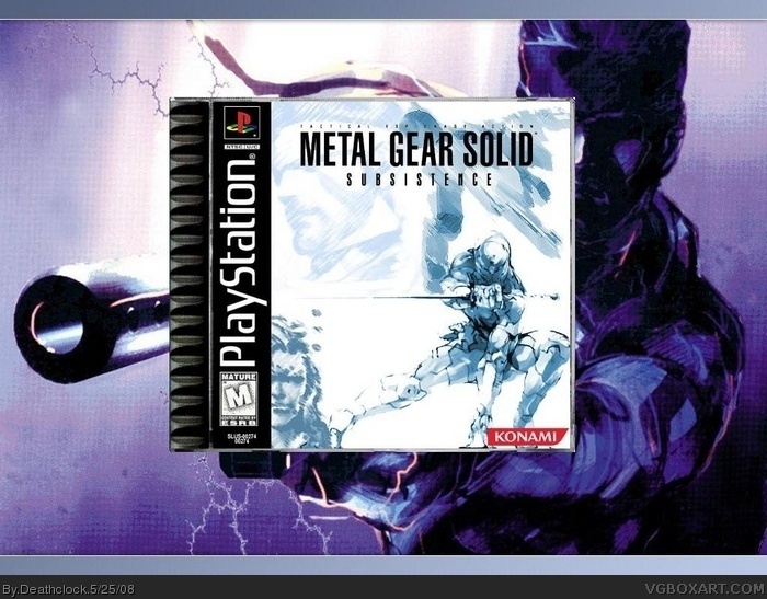 Metal Gear Solid: Subsistence box art cover