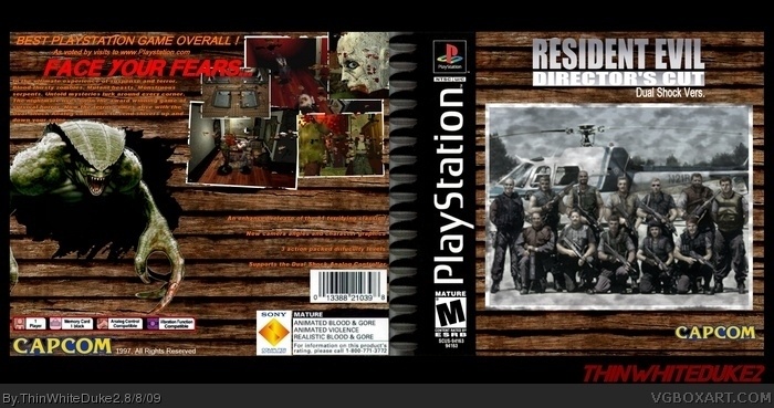 Resident Evil Director's Cut box art cover