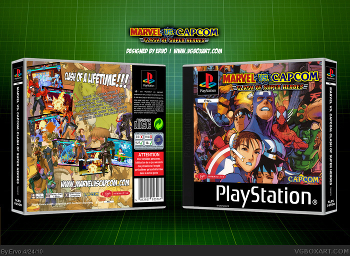 Marvel vs. Capcom: Clash of Super Heroes box art cover