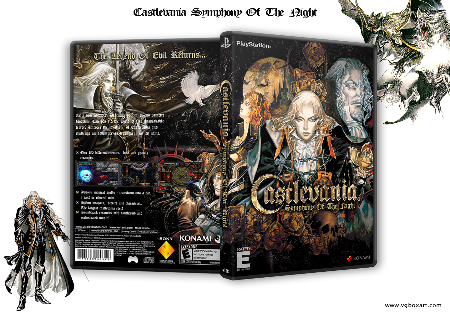 Castlevania: Symphony Of The Night box cover