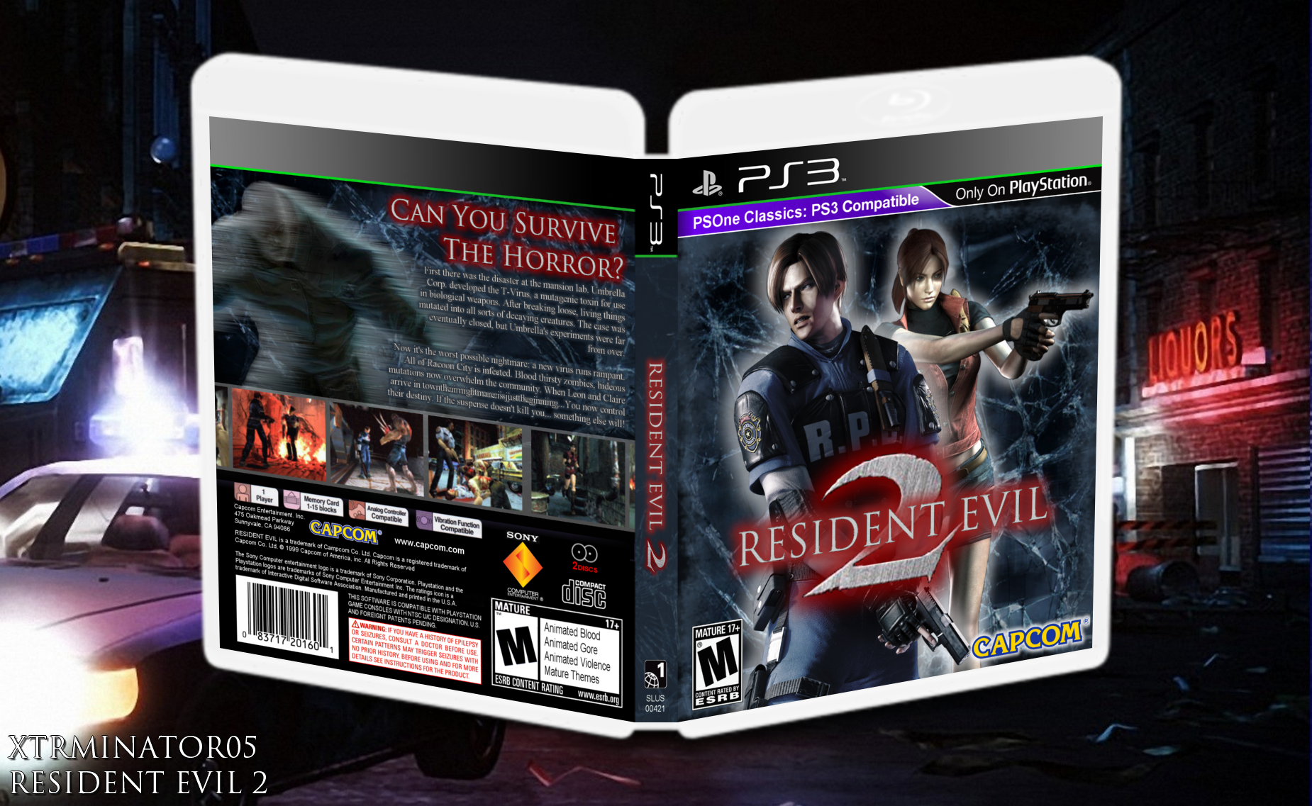 Resident Evil 2 box cover