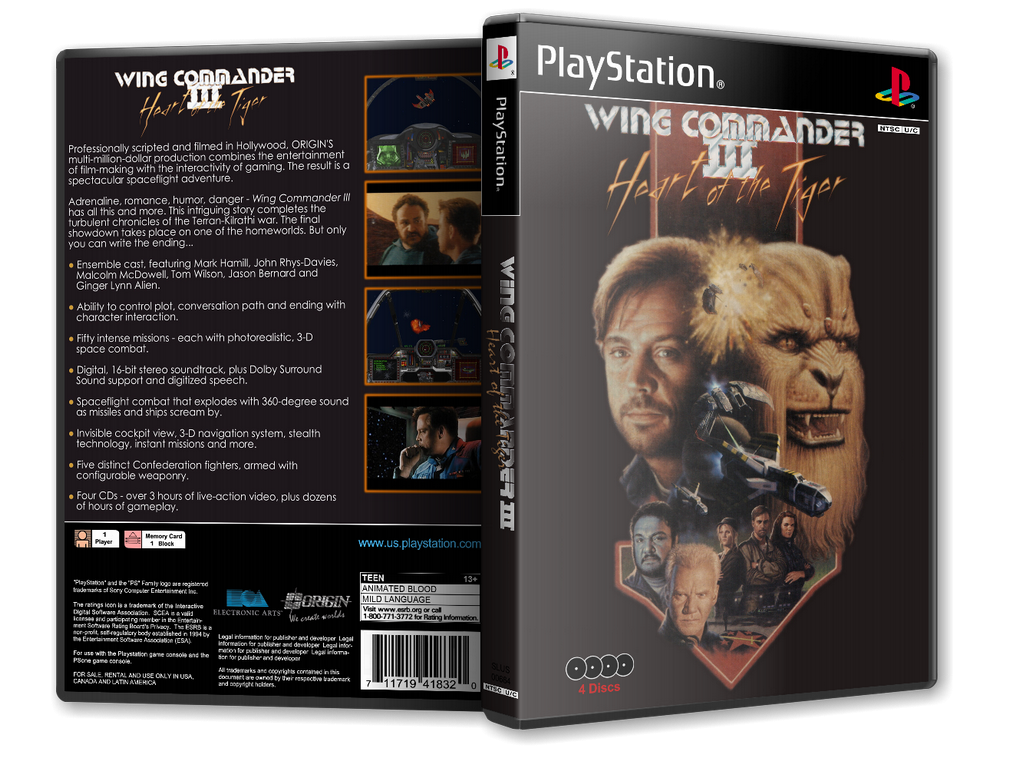 Wing Commander 3 box cover