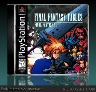Final Fantasy Fables: Final Fantasy VII box cover