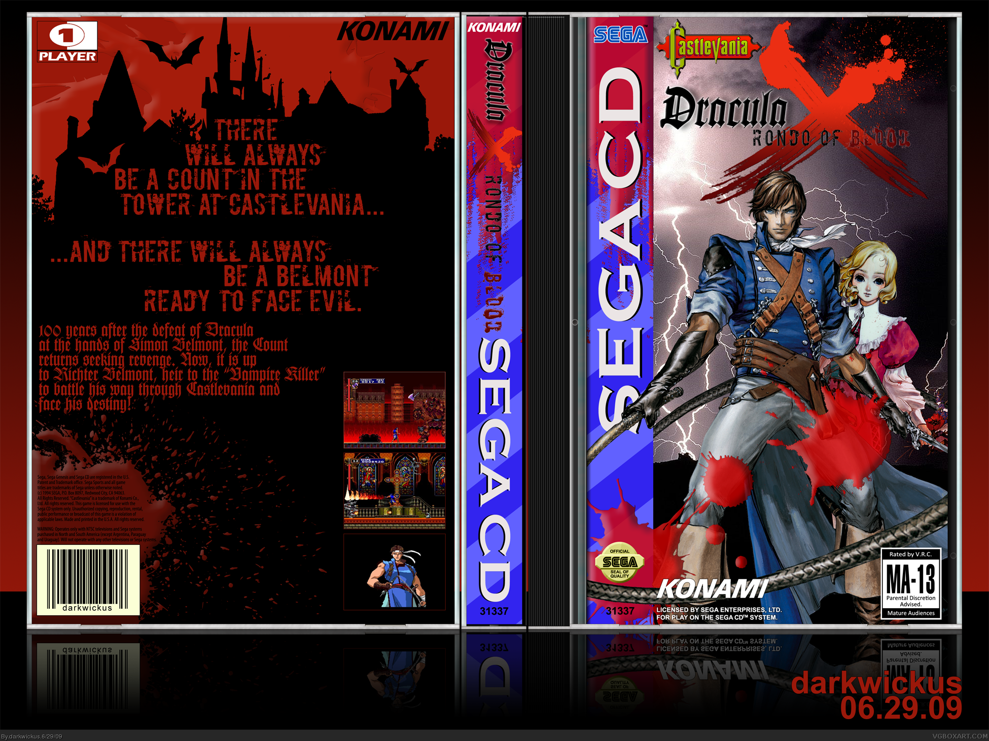 Castlevania Dracula X: Rondo Of Blood box cover