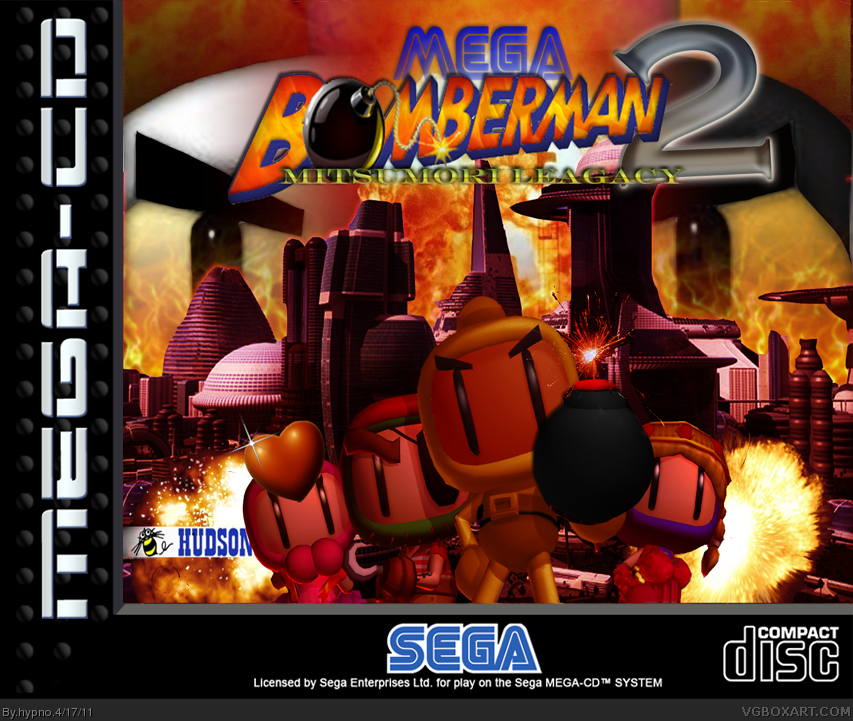 Mega Bomberman 2 box cover