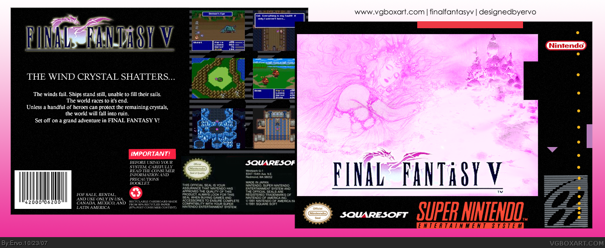 Final Fantasy V box cover