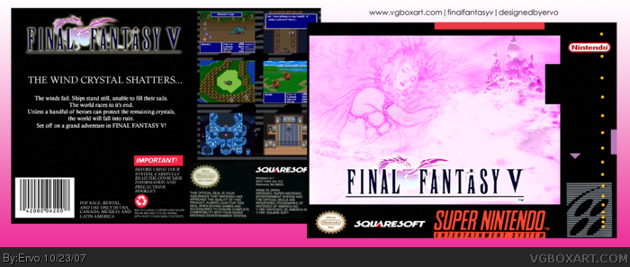 Final Fantasy V box art cover