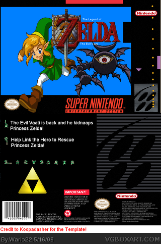 The Legend of Zelda the Evil Vaati box cover