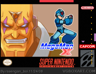 Megaman X box cover