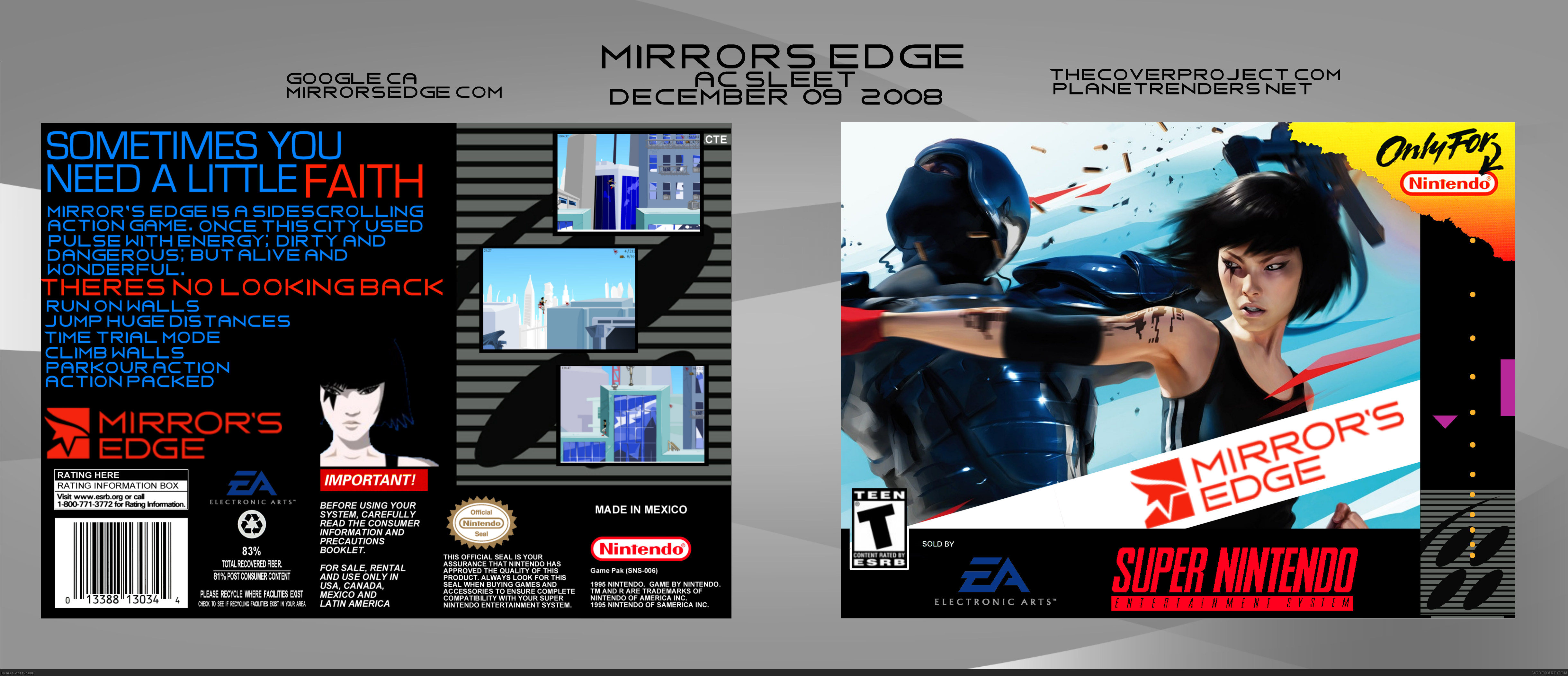 Mirror's Edge box cover