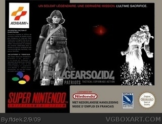 Metal gear solid 4 box cover