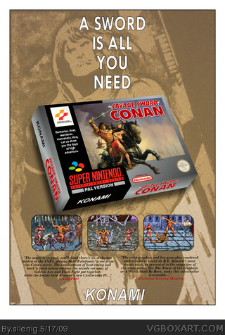 The Savage Sword of Conan box art cover