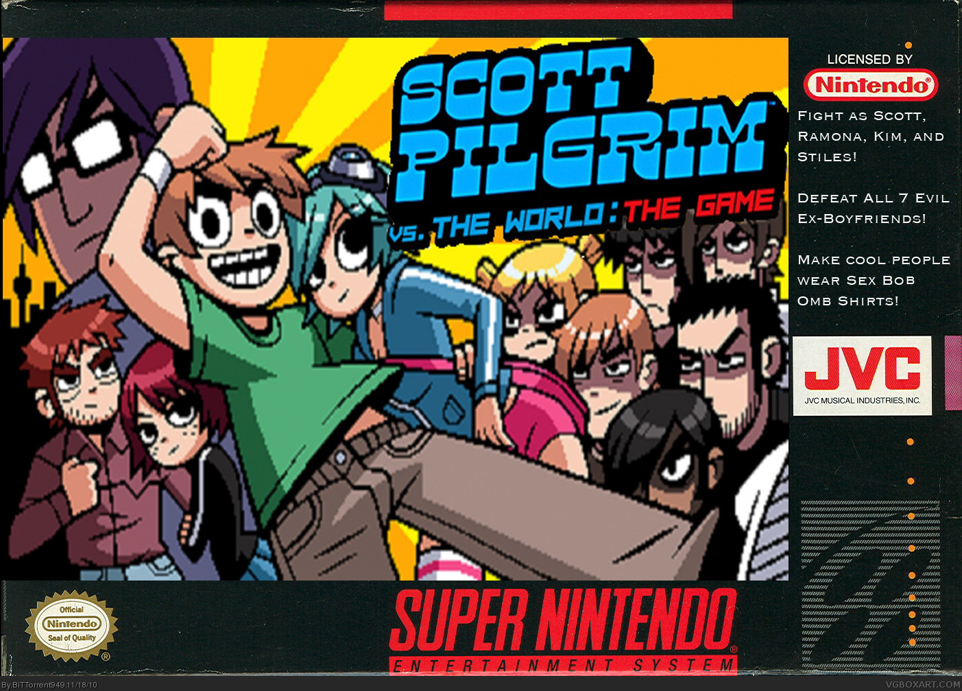 Scott Pilgrim vs. The World box cover