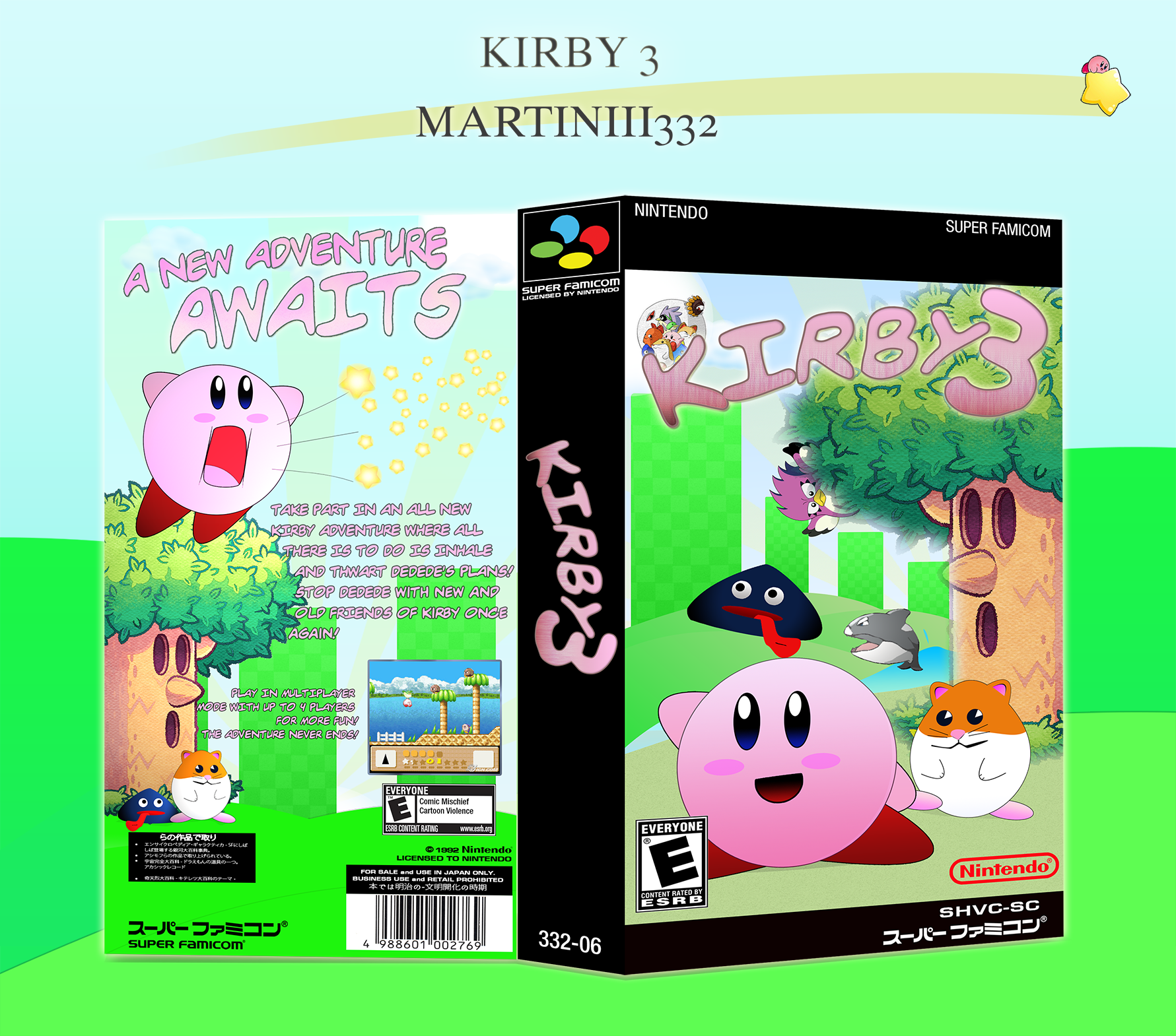 Kirby 3 box cover