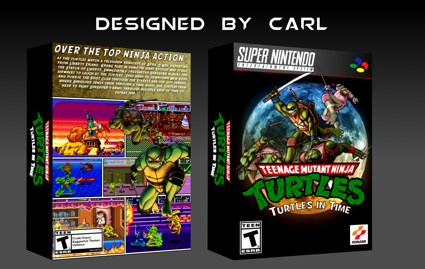 Teenage Mutant Ninja Turtles: Turtles in Time box cover