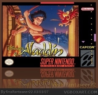 Disney's Aladdin box art cover