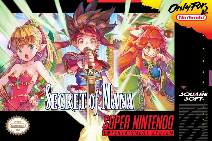 Secret of Mana box art cover
