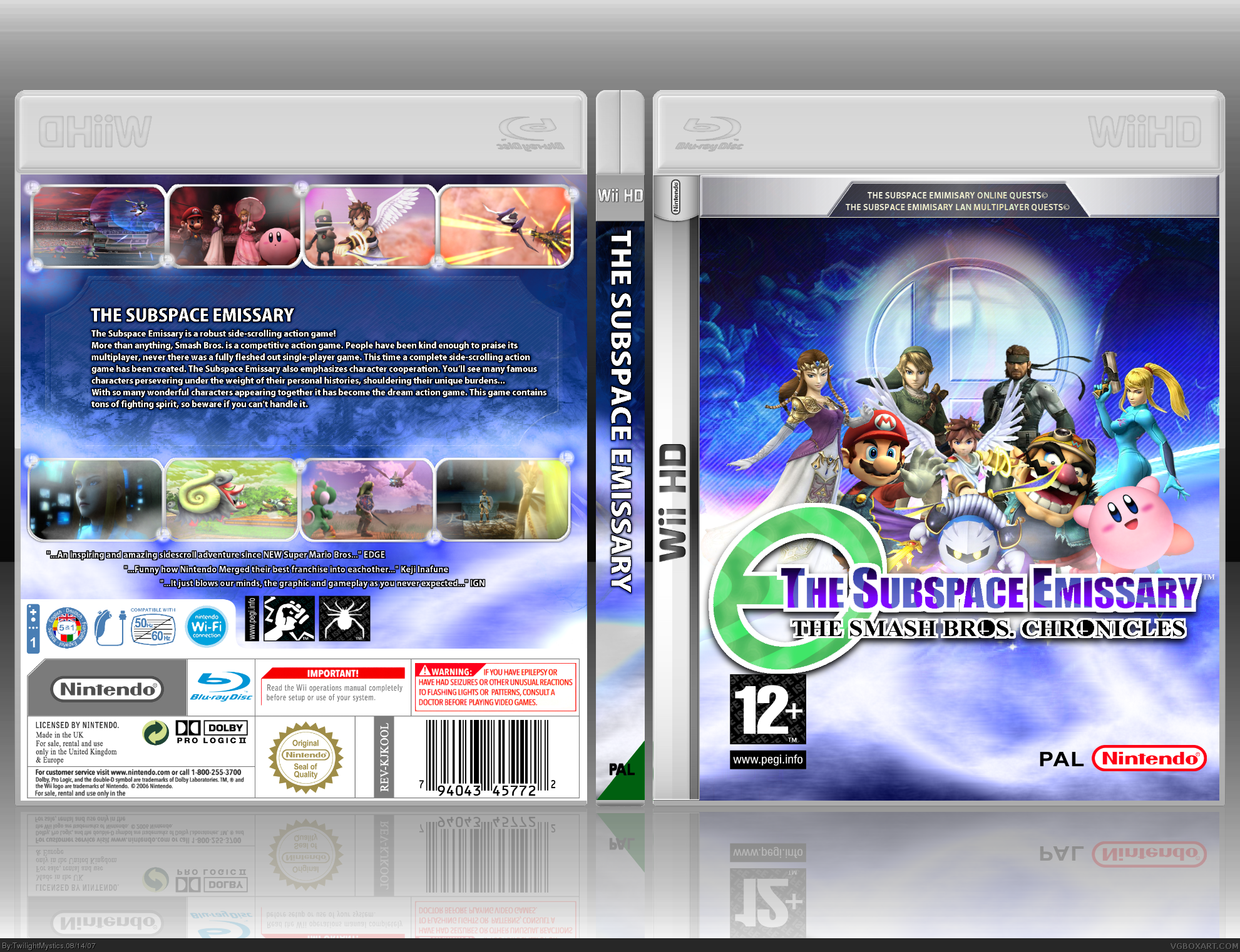 The Subspace Emissary (WiiHD) box cover