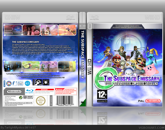 The Subspace Emissary (WiiHD) box art cover