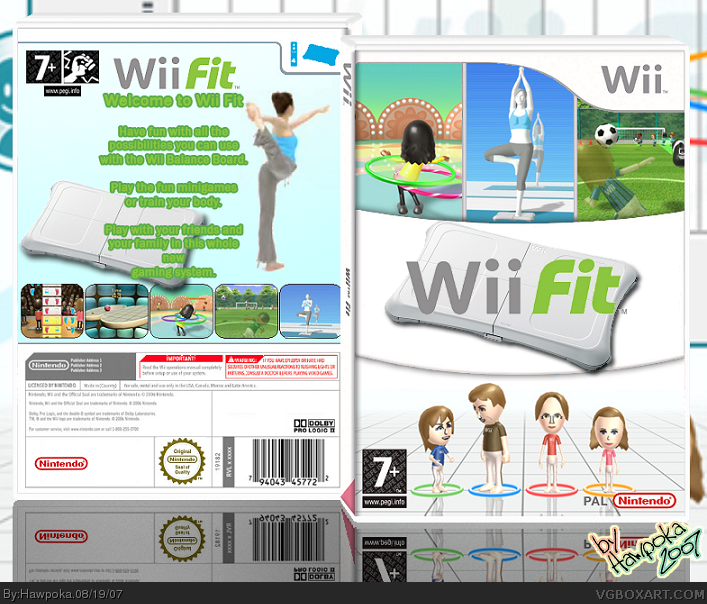 Wii Fit box cover