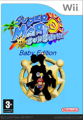 Super Mario Sunshine : Baby Edition box cover
