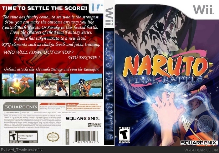 Naruto Final Battle box art cover