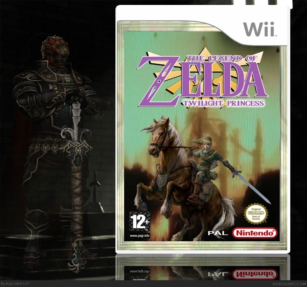 The Legend Of Zelda: Twilight Wii box cover