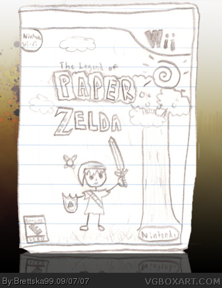The Legend of Paper Zelda box art cover
